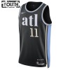 Canotte Bambino Atlanta Hawks Trae Young Nike 2023-24 City Edition Nero Swingman